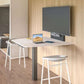 Boost productivity with a sleek, space-saving collaboration hub for virtual meetings and in-person brainstorming.