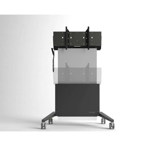 Salamander XL Electric Lift Mobile Stand features a wired remote, durable powder-coated steel frame, and Linak motor components for reliable, long-lasting performance