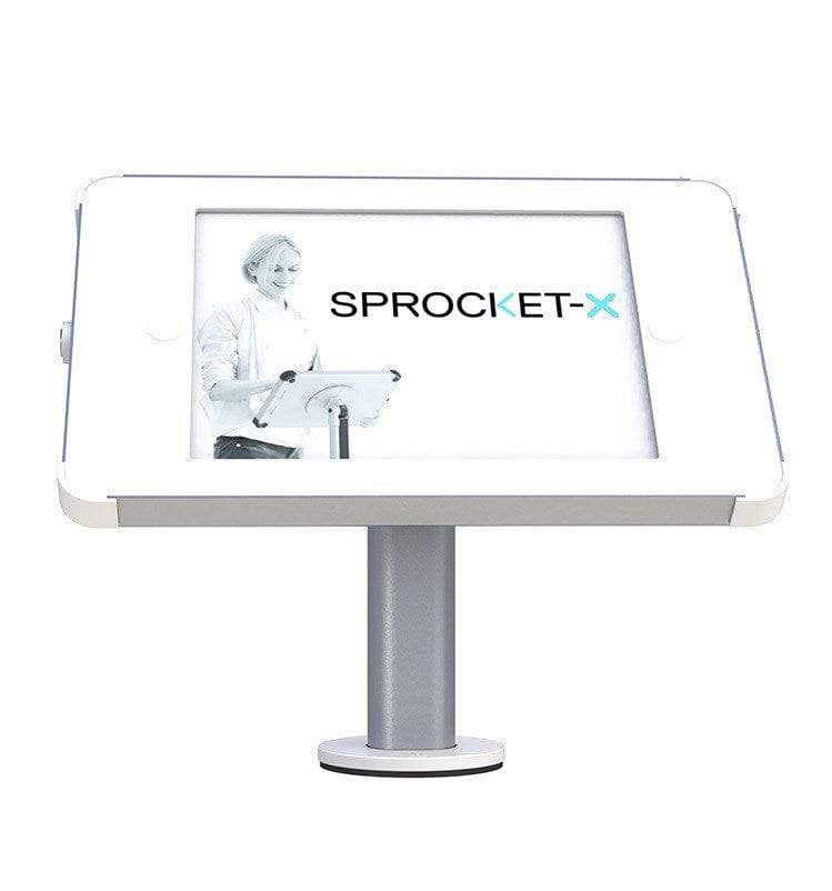 Sprocket iPad Desk Mount iPad Pro 12.9 3-6th Gen / White / No cable included X Desk - Counter Mount for iPad