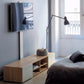 Easily adjust your screen height across five set positions with the Salamander Acadia Stand’s 200 mm height range for optimal viewing angles.