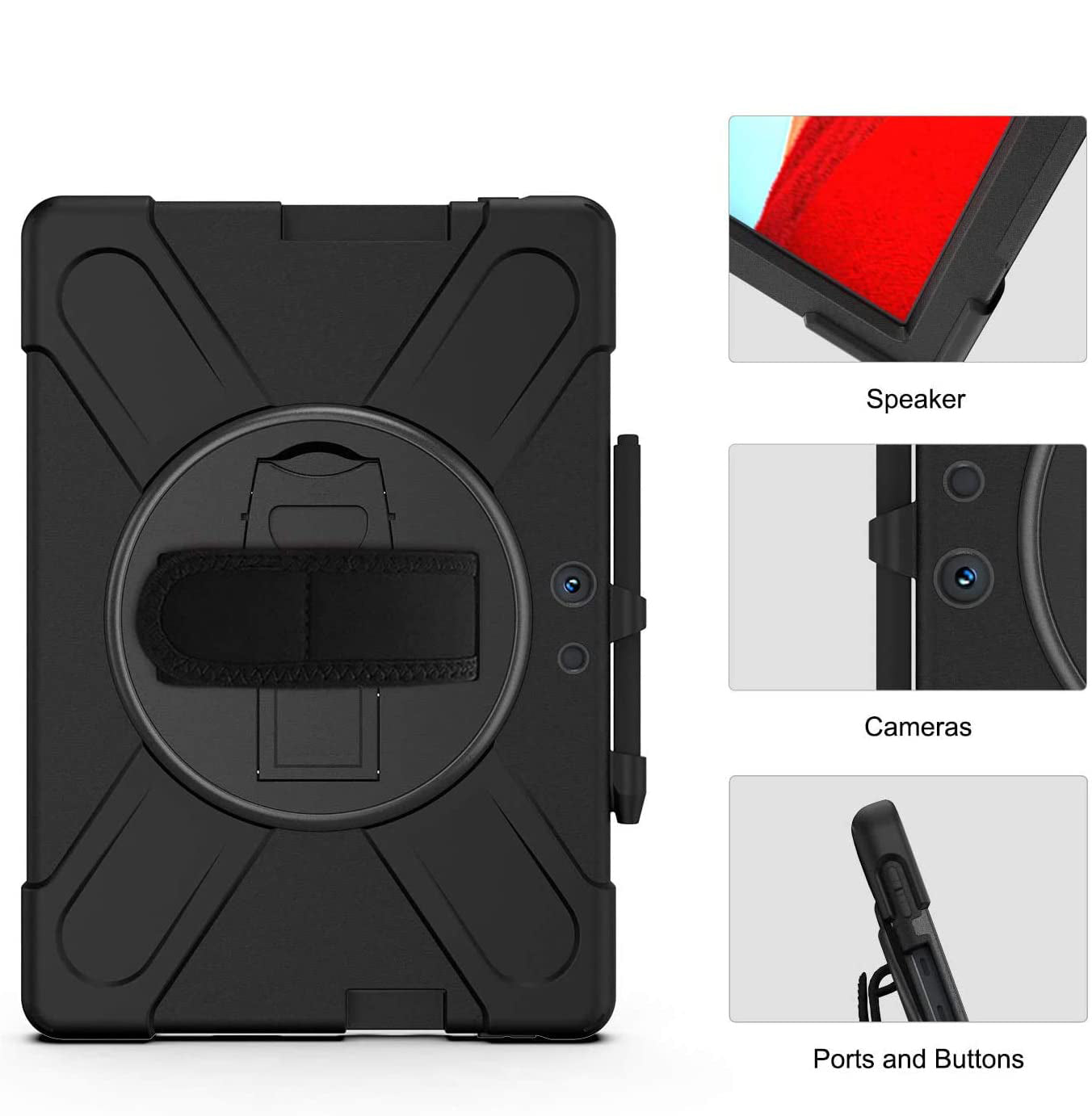 Shoulder and Hand Strap Case - Surface Pro X